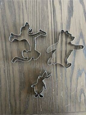 Winnie the Pooh Tigger Piglet Metal Cookie Cutter Set Lot 3 Disney Baking